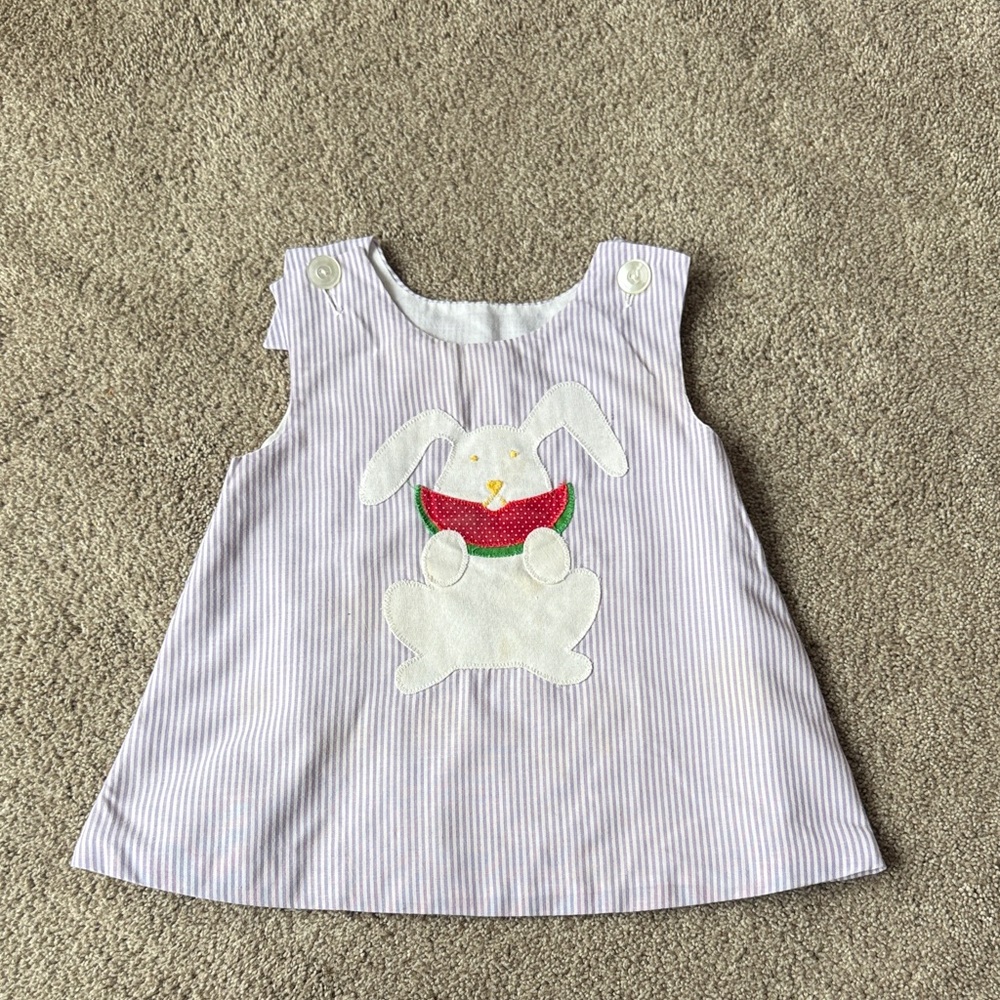 Adorable Striped Bunny Dress for Kids